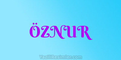 ÖZNUR