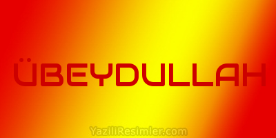 ÜBEYDULLAH