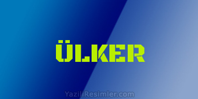 ÜLKER