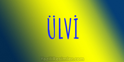 ÜLVİ