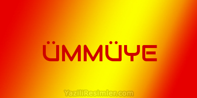 ÜMMÜYE