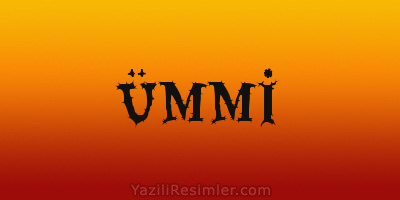 ÜMMİ