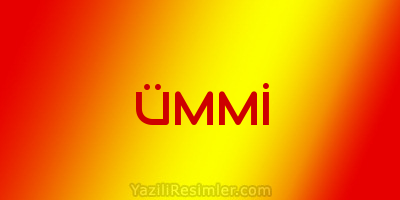 ÜMMİ