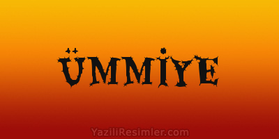 ÜMMİYE