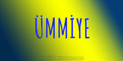 ÜMMİYE