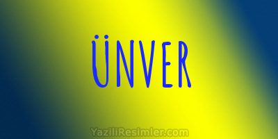 ÜNVER