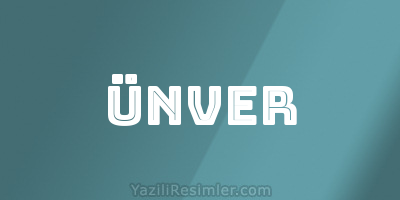 ÜNVER