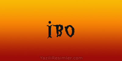 İBO