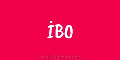 İBO