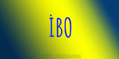 İBO