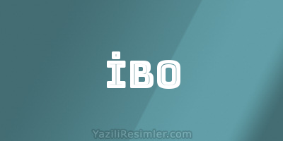 İBO