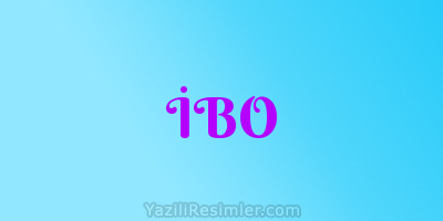 İBO