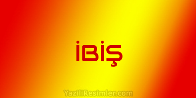 İBİŞ