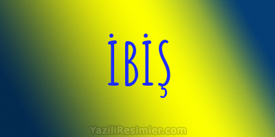 İBİŞ