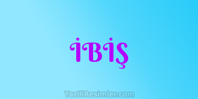 İBİŞ