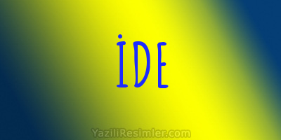 İDE