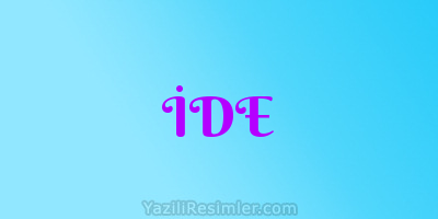 İDE