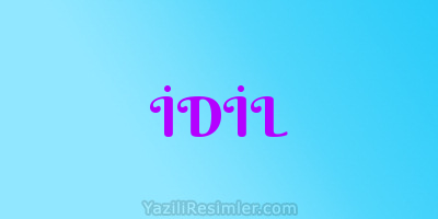 İDİL