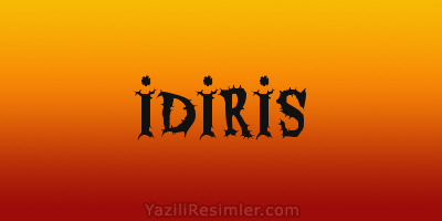 İDİRİS