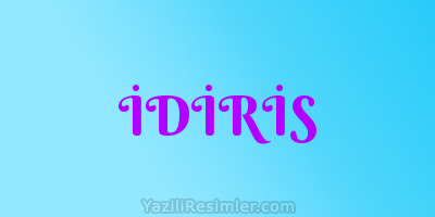 İDİRİS