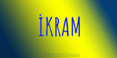 İKRAM