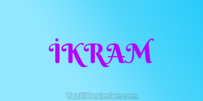 İKRAM