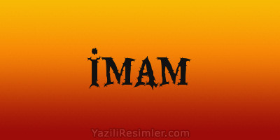 İMAM