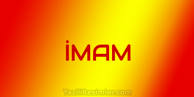 İMAM