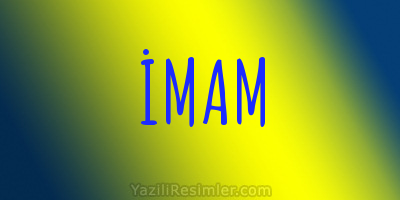 İMAM