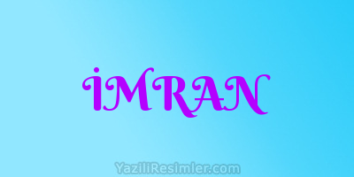 İMRAN