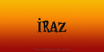 İRAZ