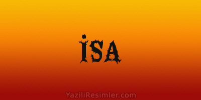 İSA