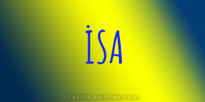 İSA