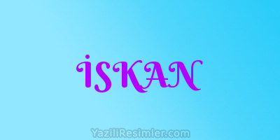 İSKAN