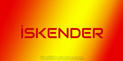 İSKENDER