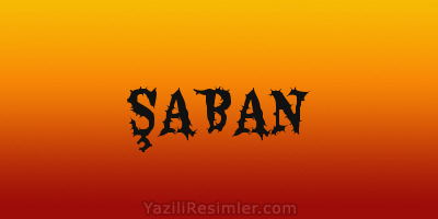 ŞABAN