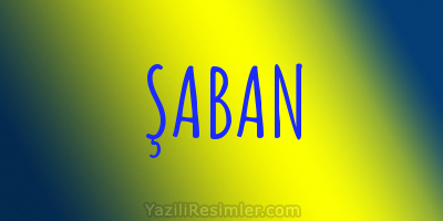 ŞABAN