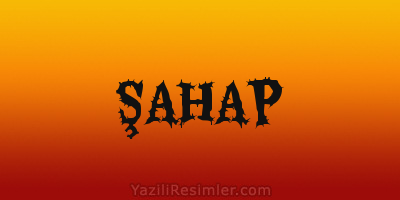 ŞAHAP