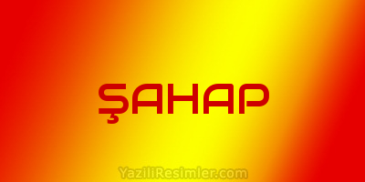 ŞAHAP