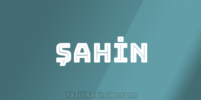 ŞAHİN