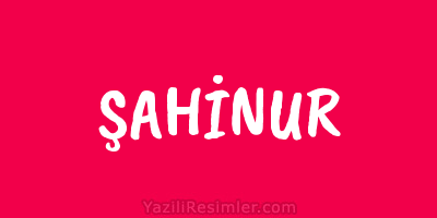 ŞAHİNUR