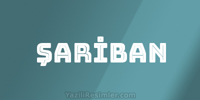 ŞARİBAN