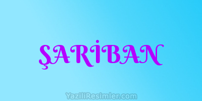 ŞARİBAN