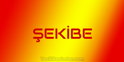 ŞEKİBE