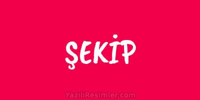 ŞEKİP