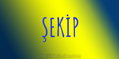 ŞEKİP