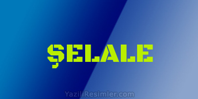 ŞELALE