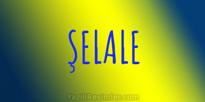 ŞELALE