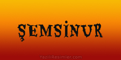 ŞEMSİNUR