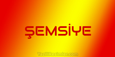 ŞEMSİYE